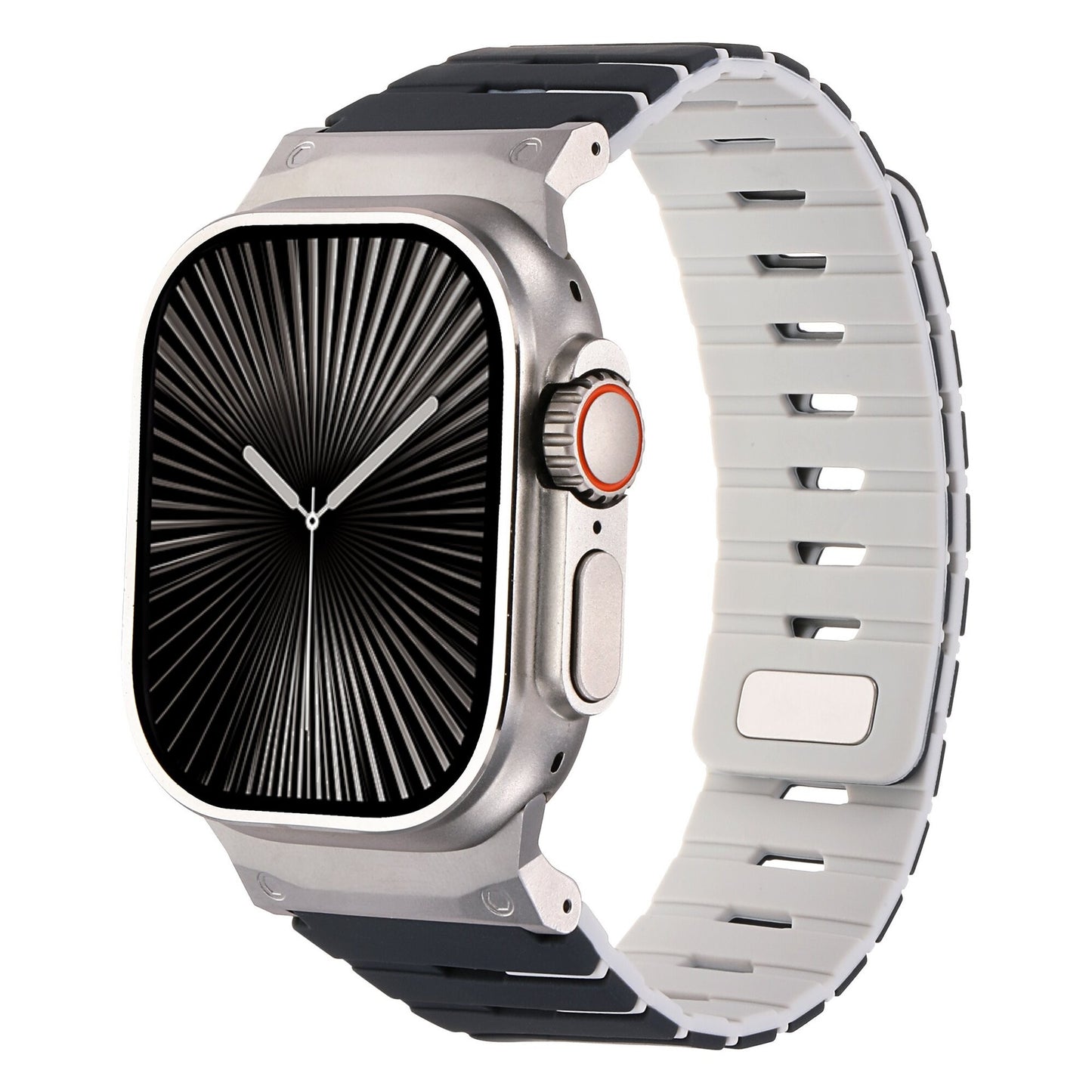 MagLock Armor Silicone Band for Apple Watch
