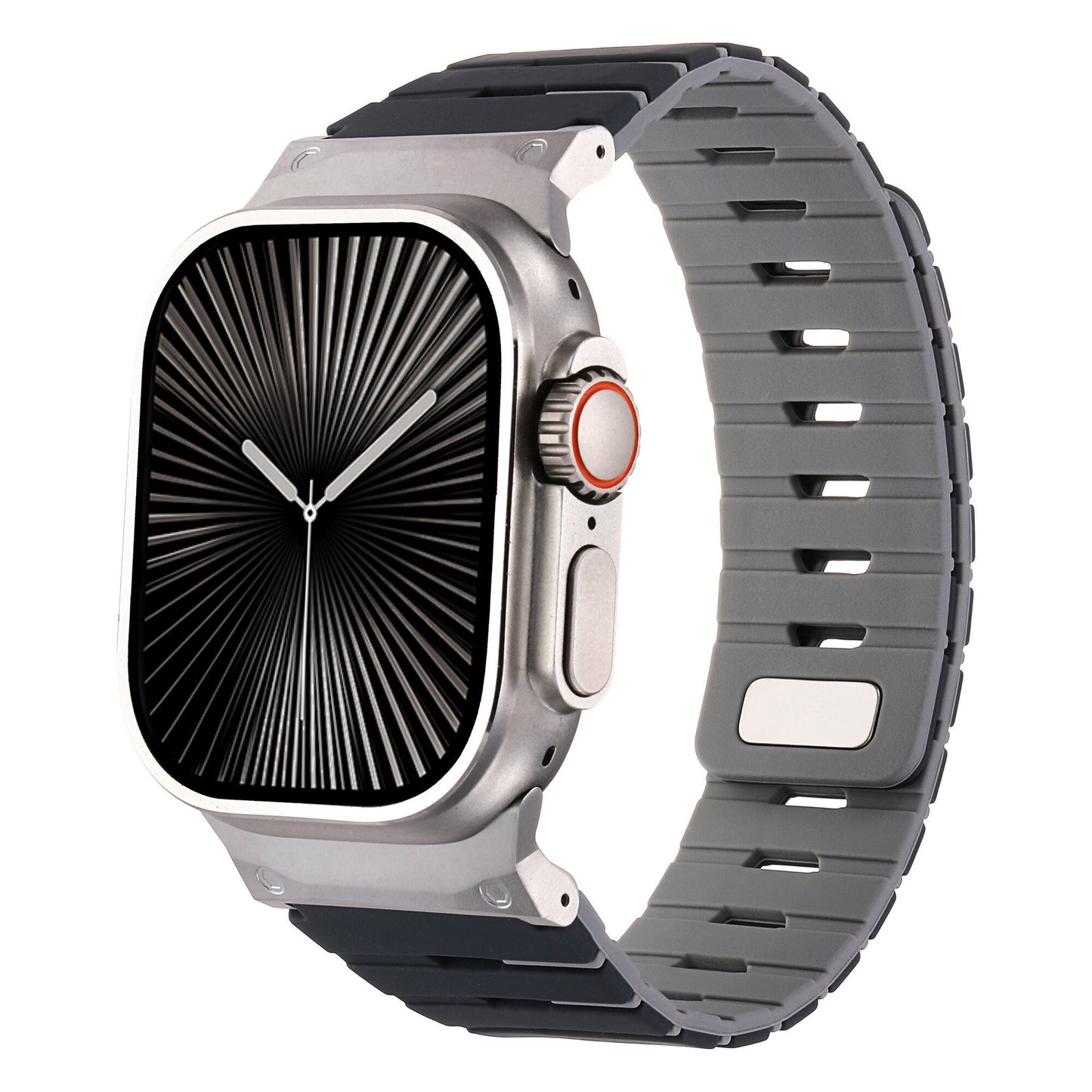 MagLock Armor Silicone Band for Apple Watch