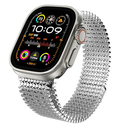 Magnetic Chain-Link Stainless Steel Band for Apple Watch