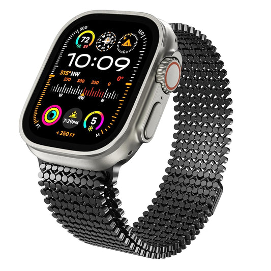 Magnetic Chain-Link Stainless Steel Band for Apple Watch