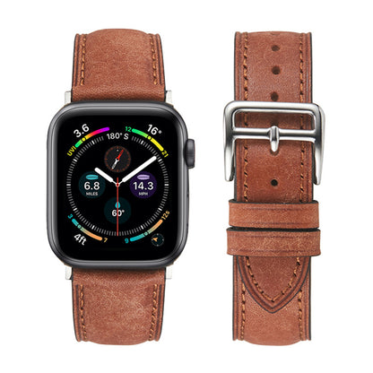 Matte Leather Band for Apple Watch Soft Strap
