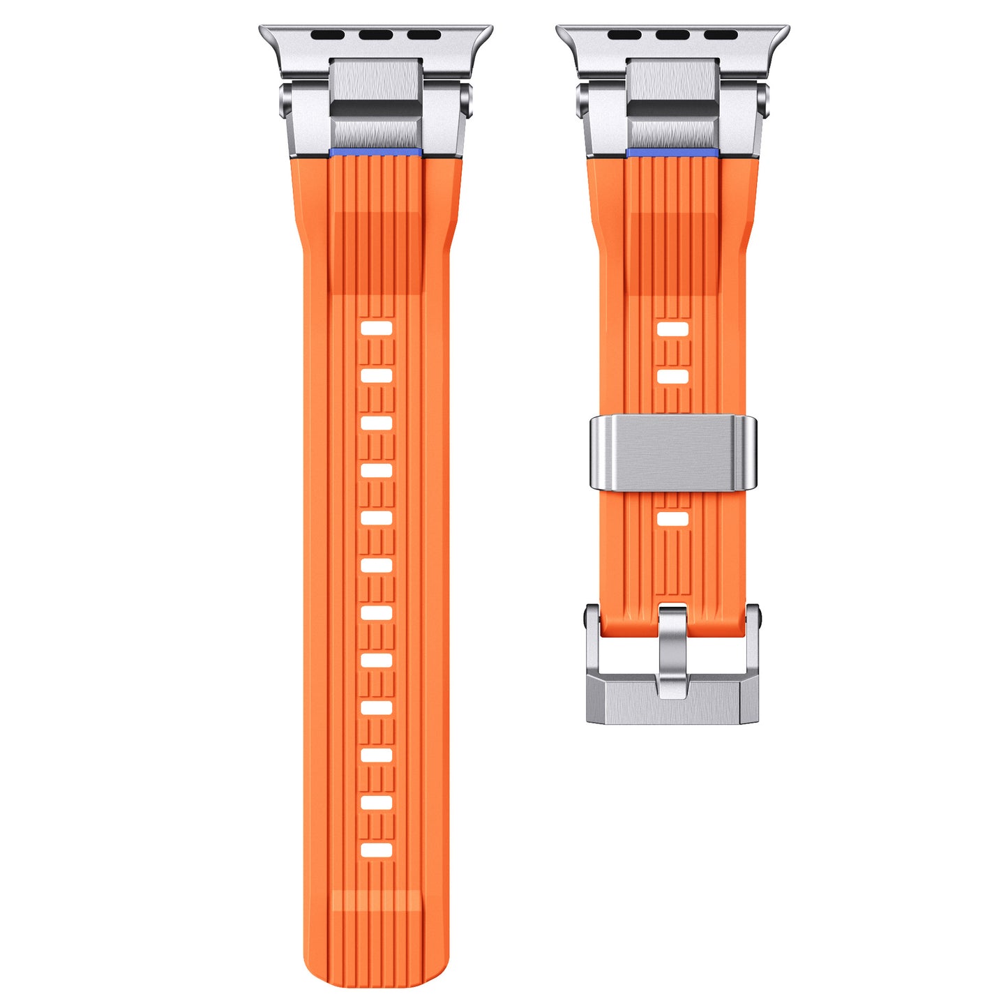 Mecha Armor TPU Band for Apple Watch Industrial Metal Style.