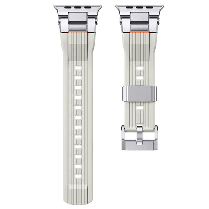 Mecha Armor TPU Band for Apple Watch Industrial Metal Style.
