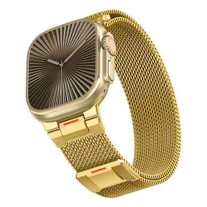 Mechanical Style Magnetic Milanese Band for Apple Watch