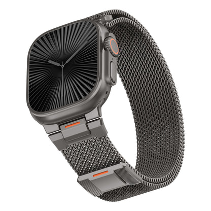 Mechanical Style Magnetic Milanese Band for Apple Watch