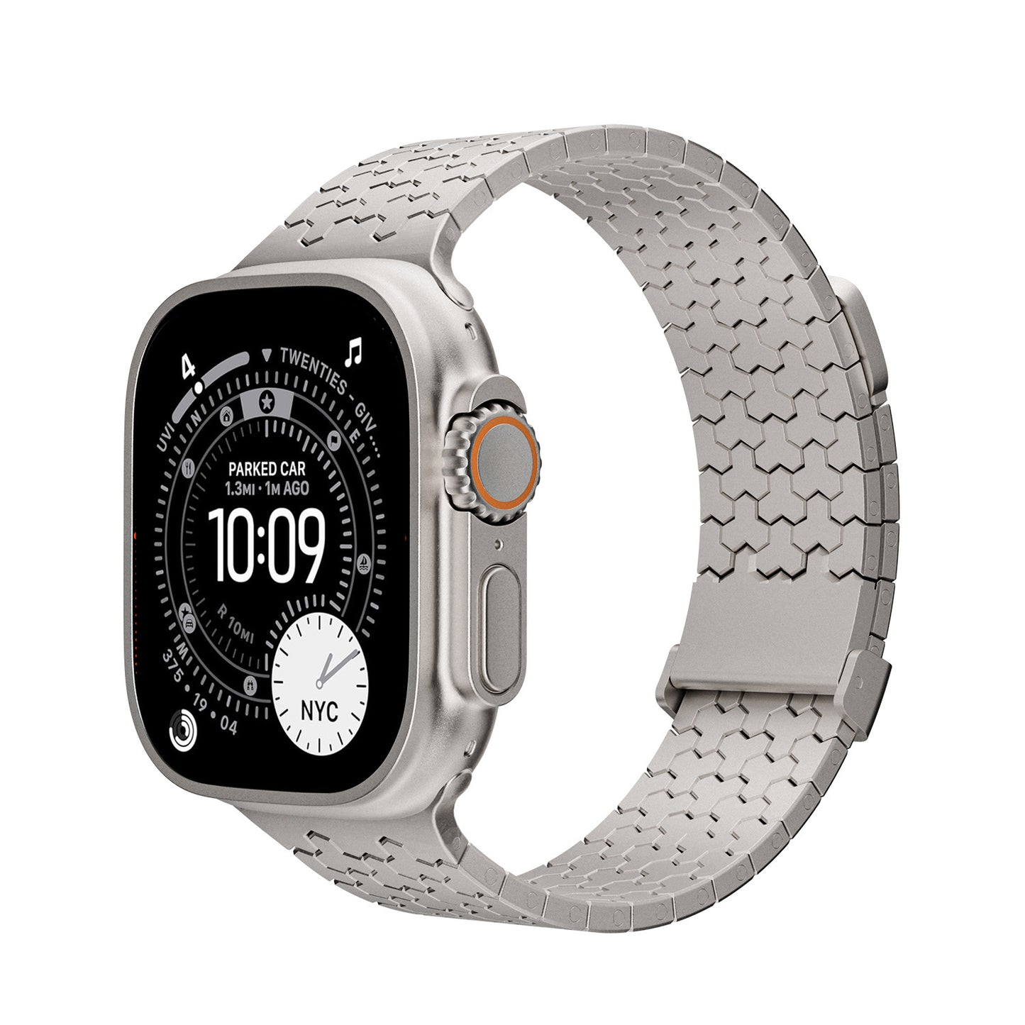 Metal Y-Link Dual Magnetic Stainless Steel Band for Apple Watch