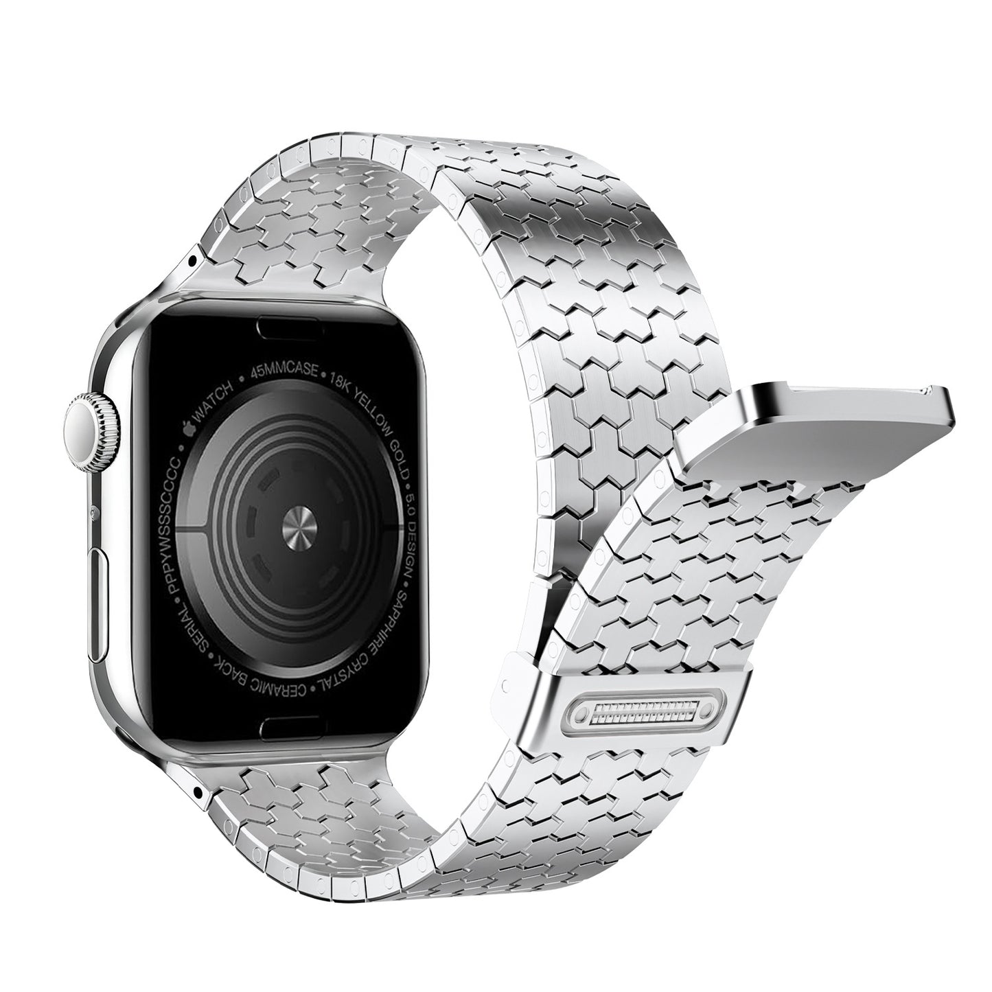 Metal Y-Link Dual Magnetic Stainless Steel Band for Apple Watch