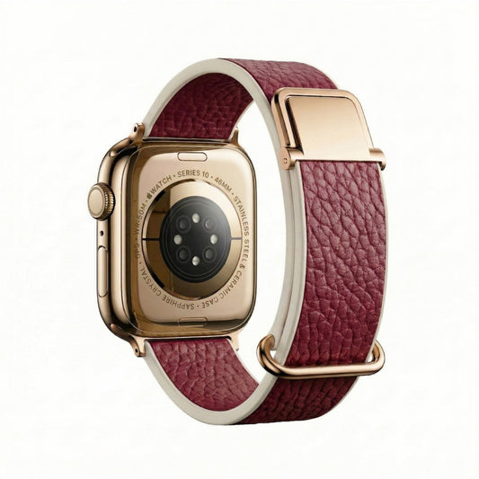 Microfiber Leather Magnetic Silicone Band for Apple Watch
