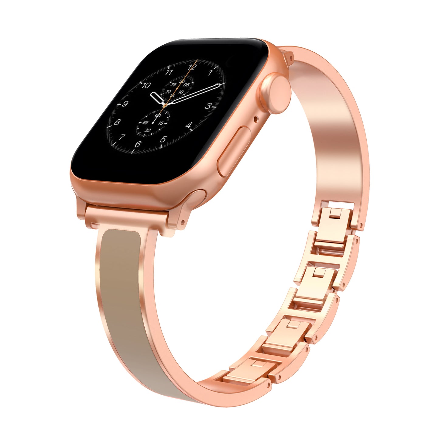 Minimal Bangle Metal Band for Apple Watch – Sleek Bracelet Style Strap.