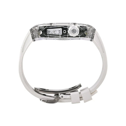 RM V30 Glacier Series Fluoroelastomer Band And Case Retrofit Kit For Apple Watch.