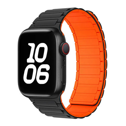 Silicone Magnetic Loop Watch Band For Apple Watch