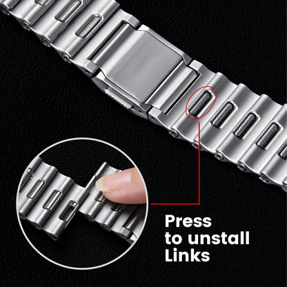 Ocean-Wave Metal Magnetic Link Band for Apple Watch