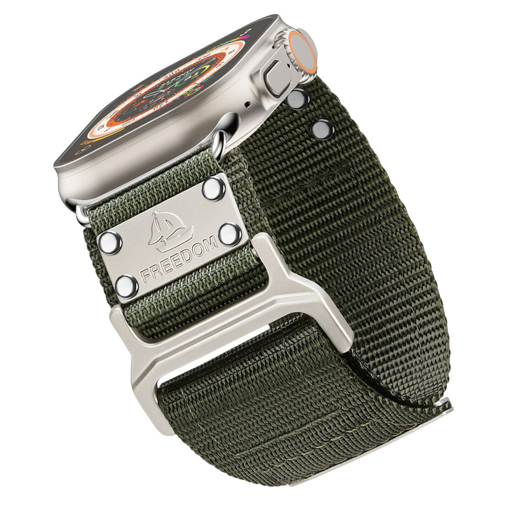 Outdoor Nylon Sport Band for Apple Watch with Metal Connectors