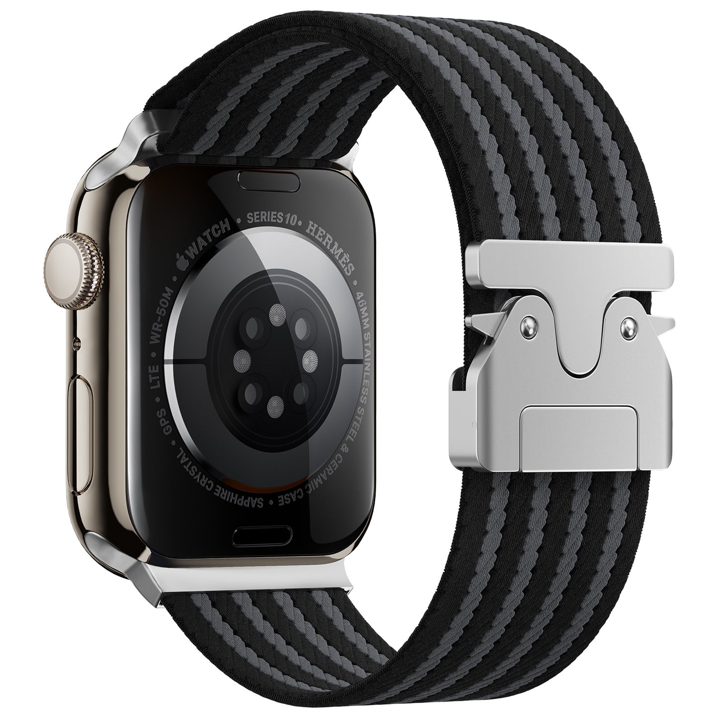 Parachute Buckle Woven Nylon Band for Apple Watch