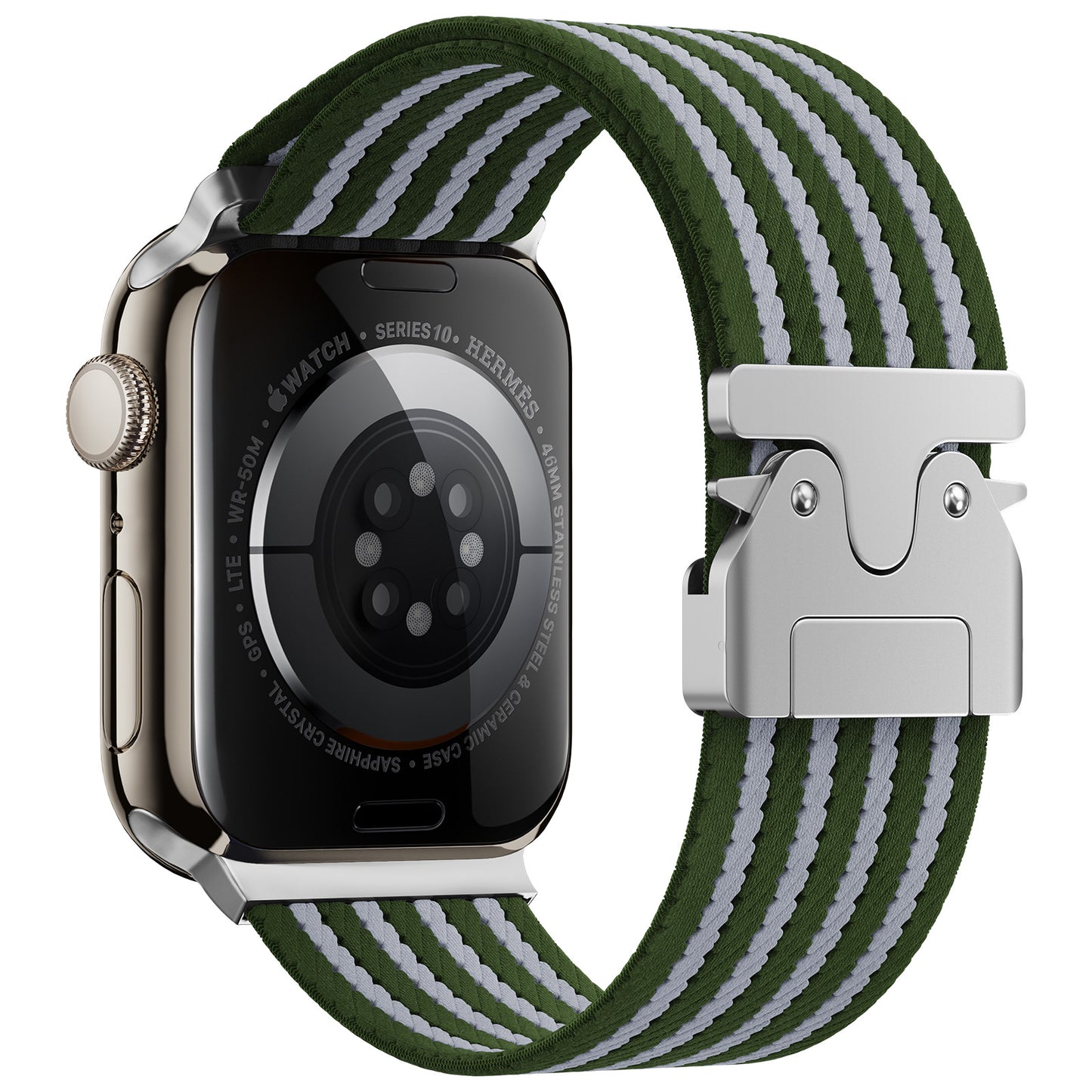 Parachute Buckle Woven Nylon Band for Apple Watch