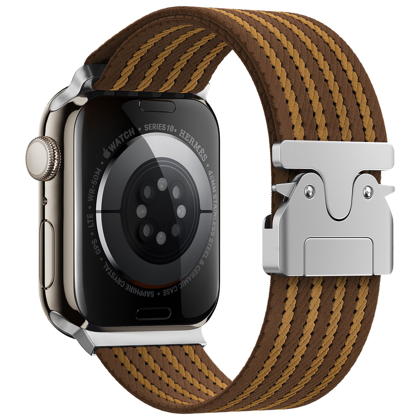 Parachute Buckle Woven Nylon Band for Apple Watch