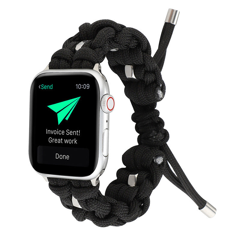 Paracord Survival Band for Apple Watch Adventure Strap.