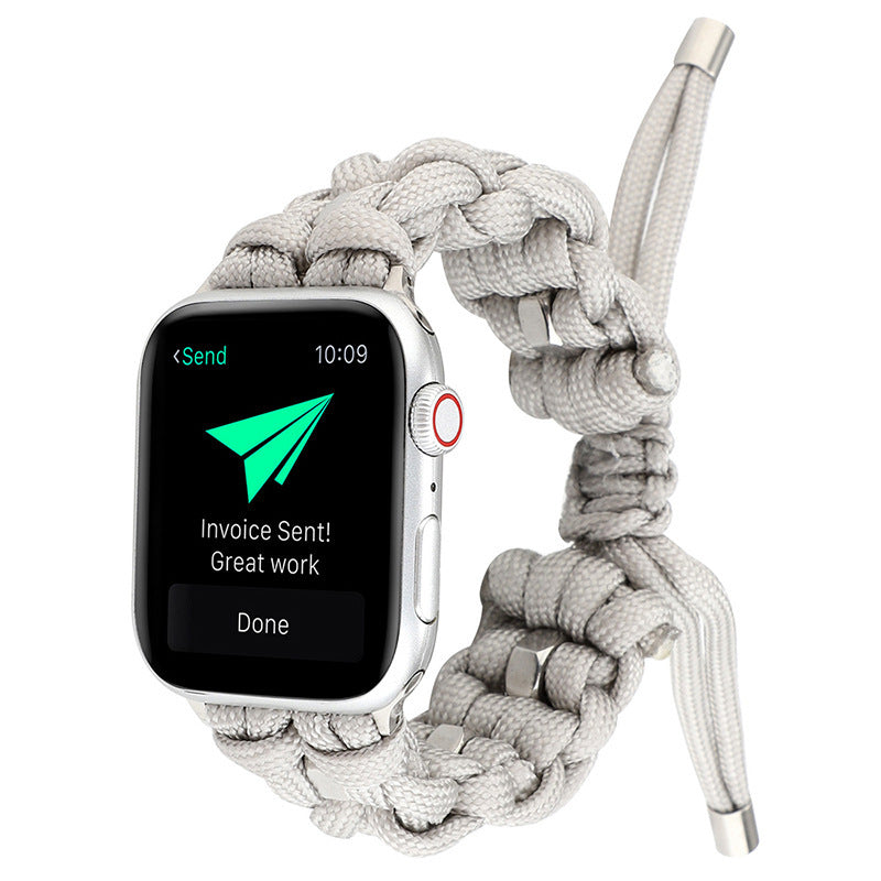 Paracord Survival Band for Apple Watch Adventure Strap.