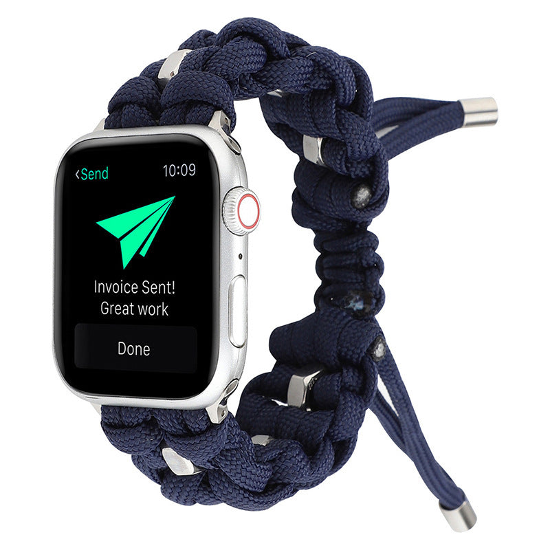 Paracord Survival Band for Apple Watch Adventure Strap.