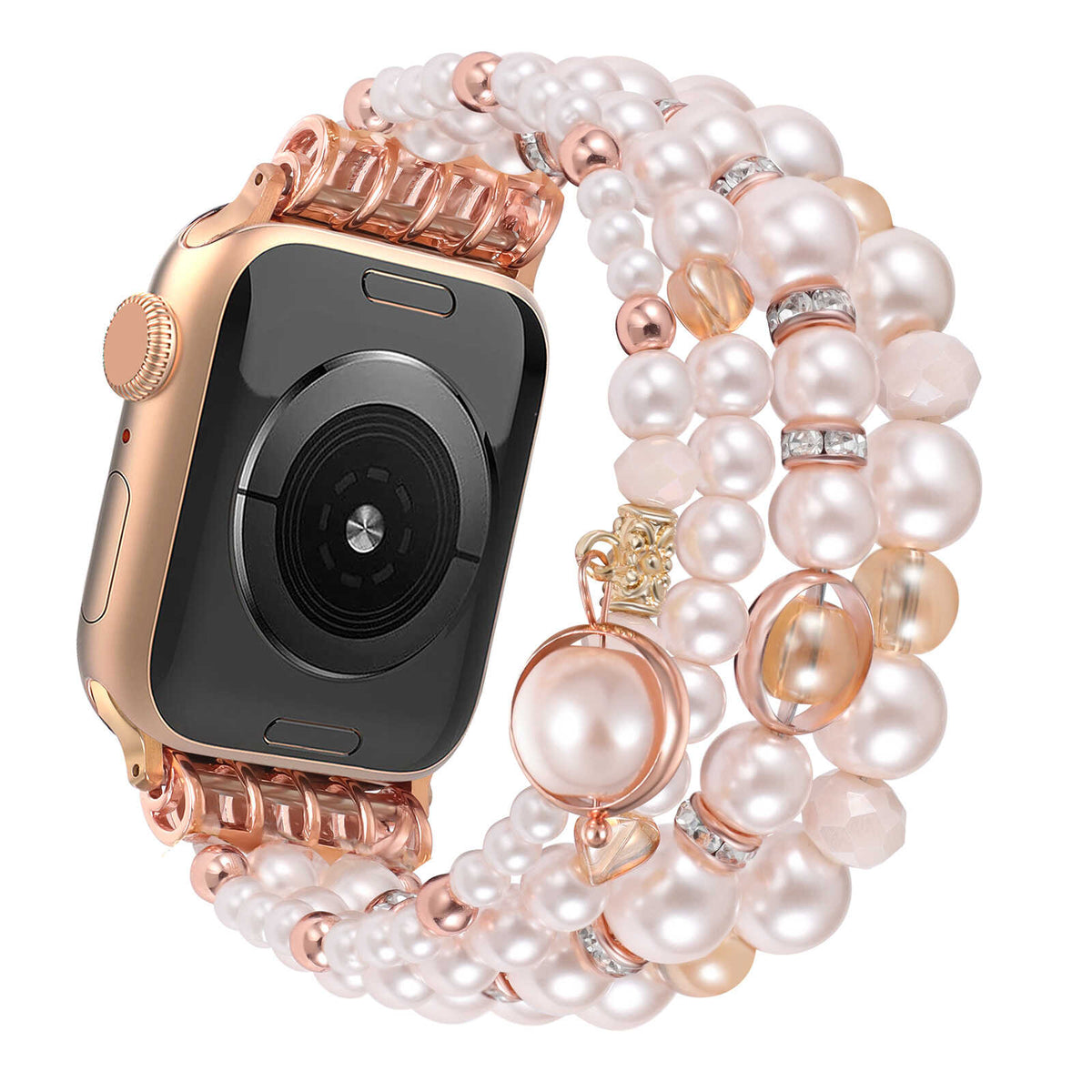 PearlBloom Stretch Beaded Band for Apple Watch