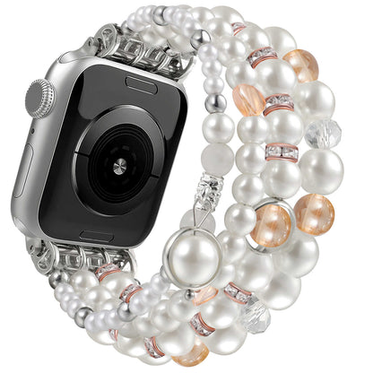 PearlBloom Stretch Beaded Band for Apple Watch