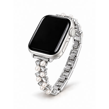 Pearl Cascade Crystal Bracelet Band for Apple Watch