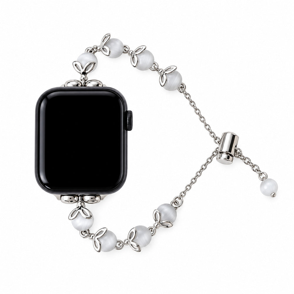 Petal Charm Beaded Bracelet Band for Apple Watch