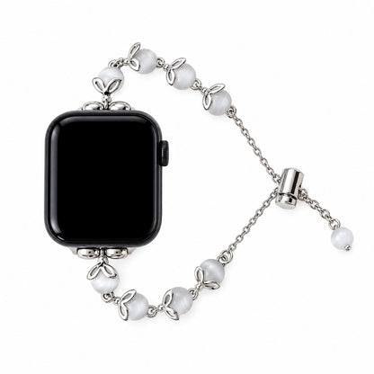 Petal Charm Beaded Bracelet Band for Apple Watch
