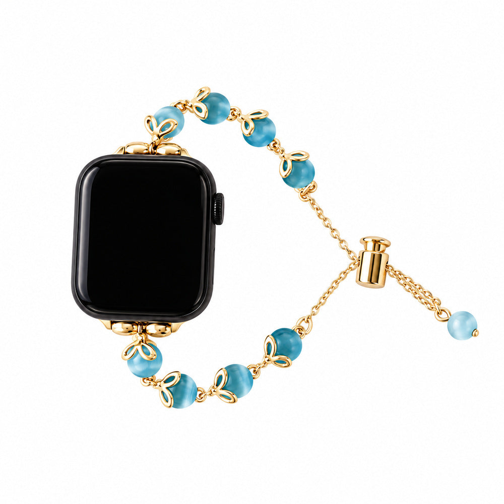 Petal Charm Beaded Bracelet Band for Apple Watch