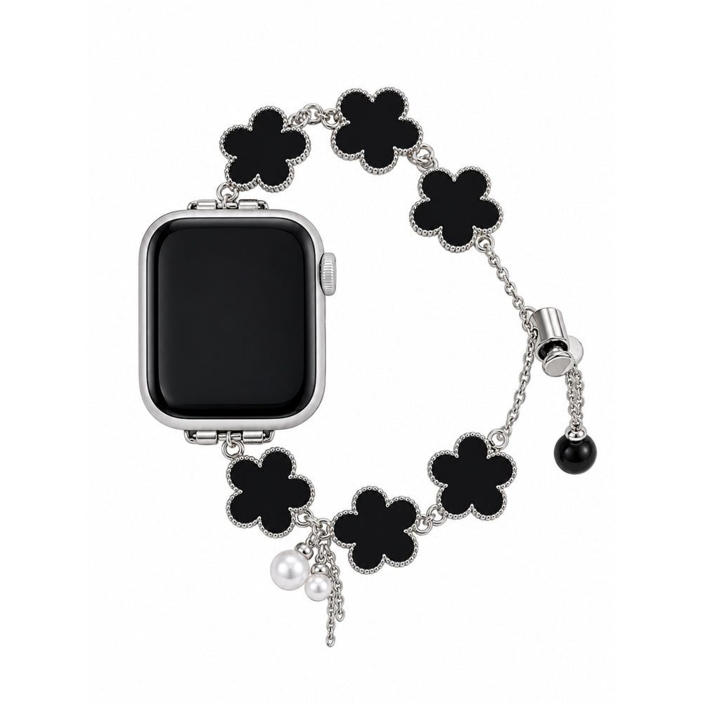 Petal Pearl Charm Bracelet Band for Apple Watch