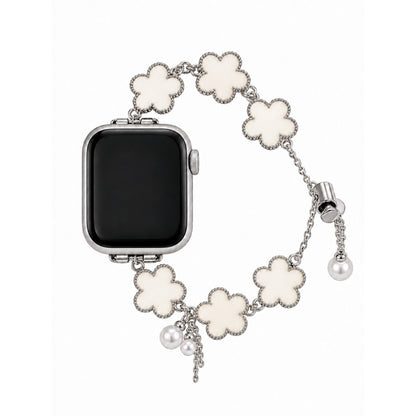 Petal Pearl Charm Bracelet Band for Apple Watch