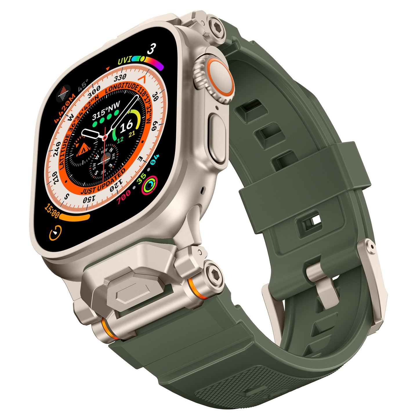 Pioneer Pro Liquid Silicone Adventure Band for Apple Watch