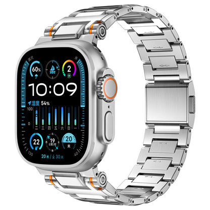 Precision Magnetic Steel Band for Apple Watch – Mechanical Style Design
