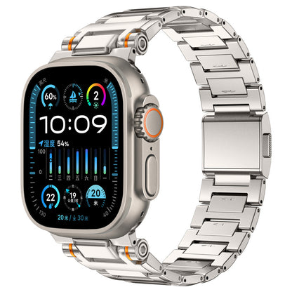 Precision Magnetic Steel Band for Apple Watch – Mechanical Style Design