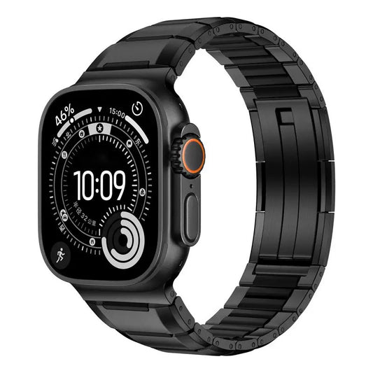 Premium Rubber Steel Band for Apple Watch