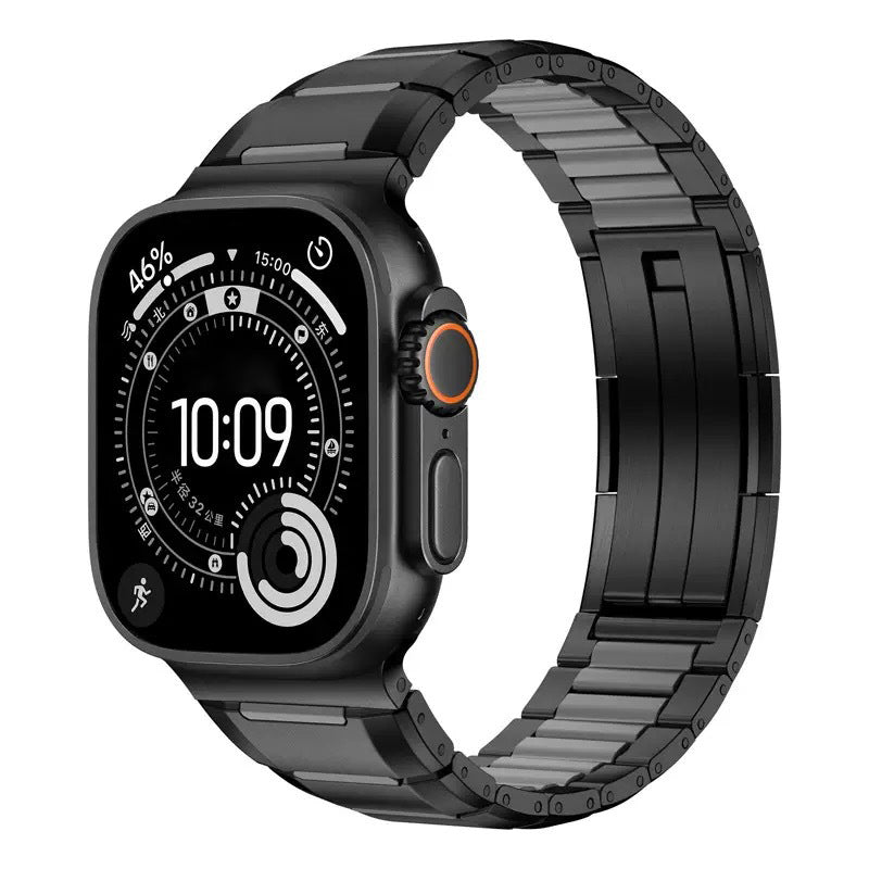 Premium Rubber Steel Band for Apple Watch