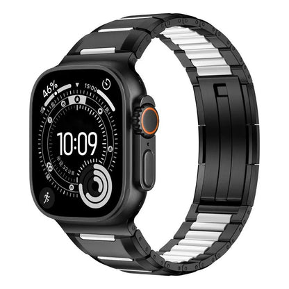 Premium Rubber Steel Band for Apple Watch