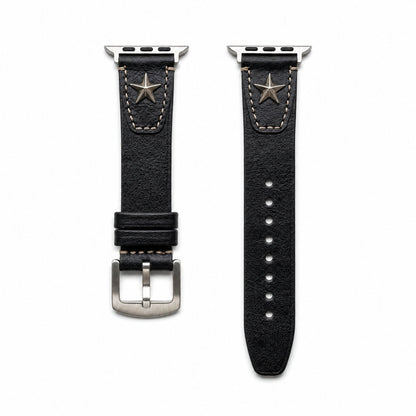 Punk Star Rivet Genuine Leather Band for Apple Watch