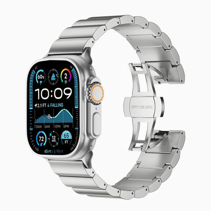 Pure Titanium Bamboo-Link Band for Apple Watch