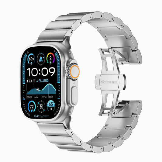 Pure Titanium Bamboo-Link Band for Apple Watch