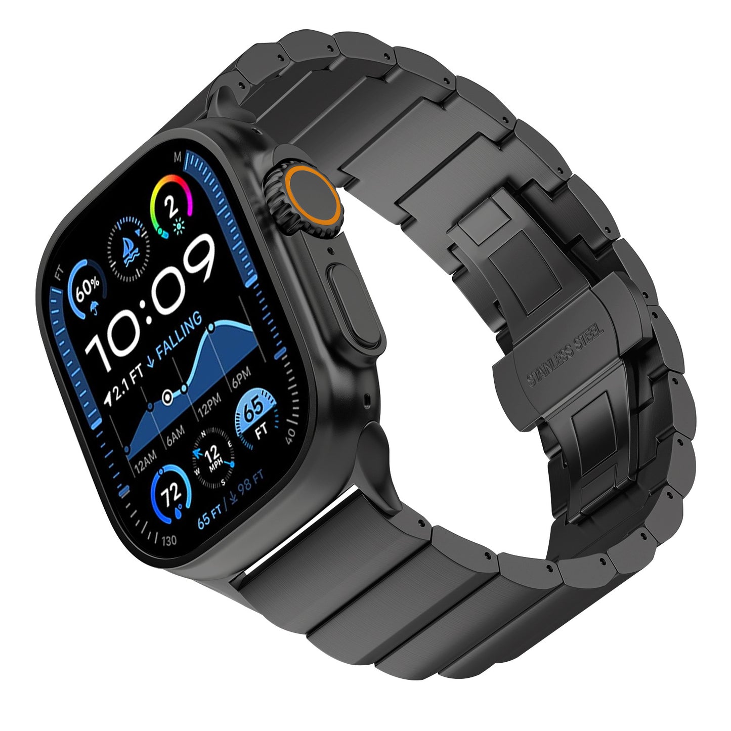 Pure Titanium Bamboo-Link Band for Apple Watch