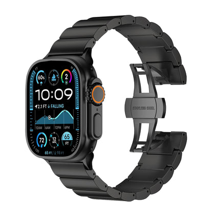 Pure Titanium Bamboo-Link Band for Apple Watch