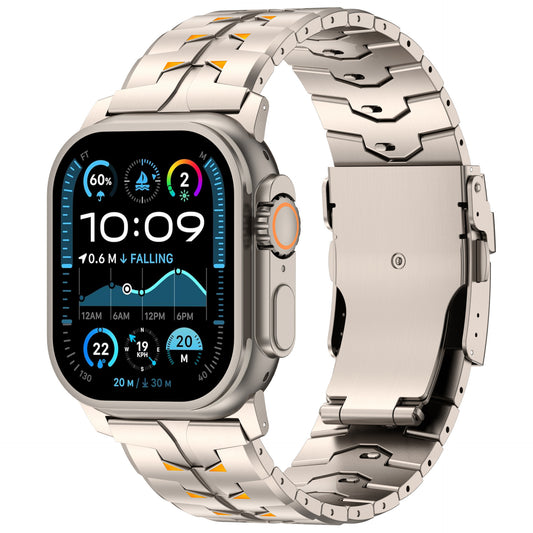 Pure Titanium Safety Clasp Band for Apple Watch – 26mm Wide