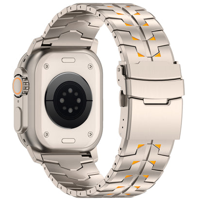 Pure Titanium Safety Clasp Band for Apple Watch – 26mm Wide
