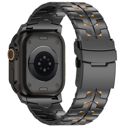 Pure Titanium Safety Clasp Band for Apple Watch – 26mm Wide