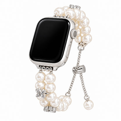 Rhinestone Butterfly Pearl Band for Apple Watch