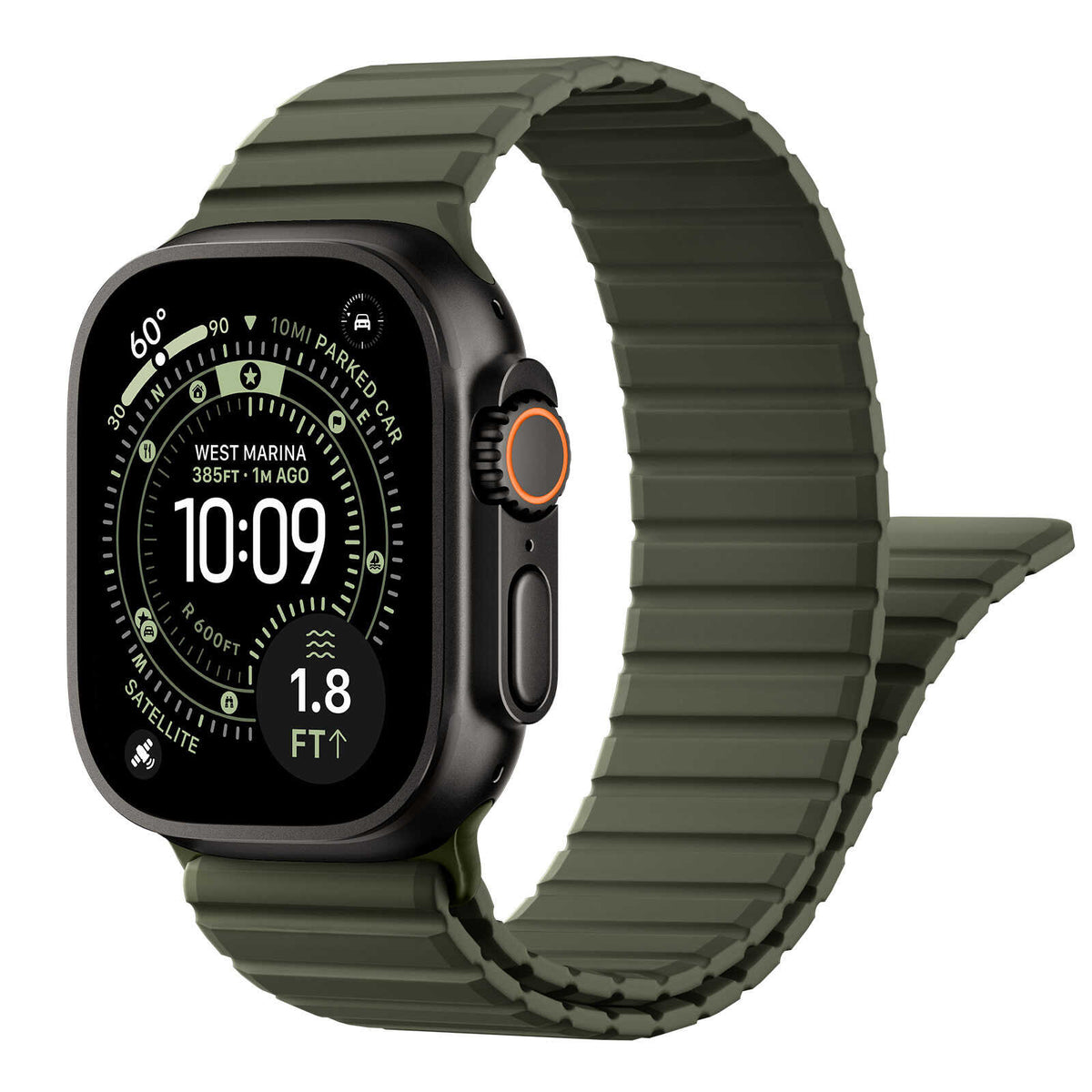 RidgeFlex Silicone Sport Band for Apple Watch