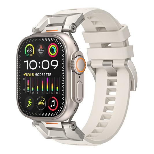 Rugged Fluoroelastomer Band for Apple Watch