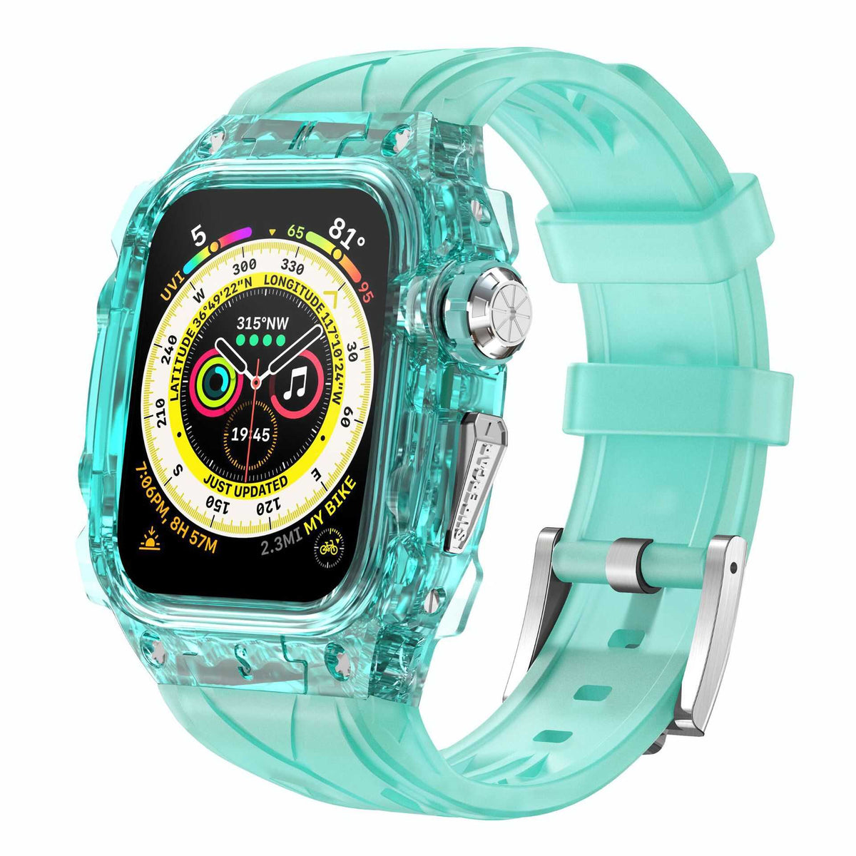 Rugged Integrated Case Sport Band for Apple Watch