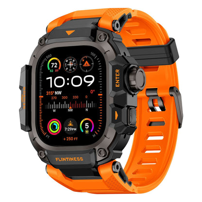 Rugged TPU Metal Band for Apple Watch